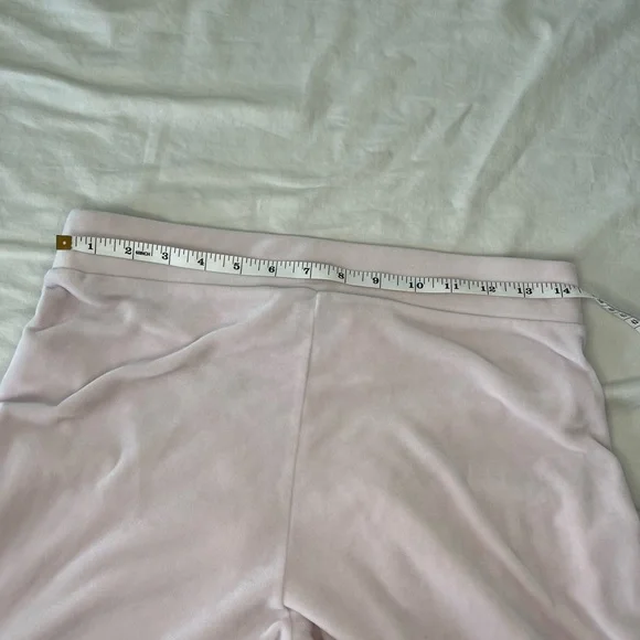 Y2K Juicy Couture baby pink ballet velour vintage tracksuit pant size small - Picture 7 of 8